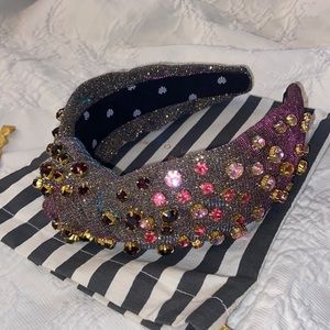 Lele Sadoughi Ombré Crystal Disco Headband